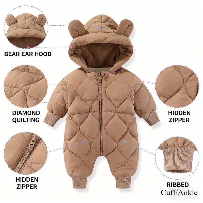Baby Winter Quilted Snowsuit