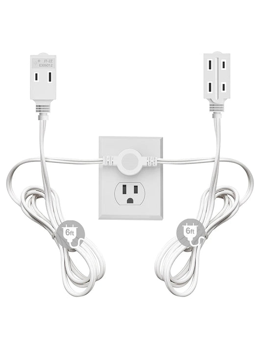 US Twin Extension Cord Power Strip