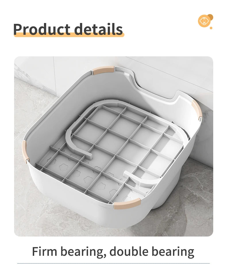 Kid Step Stool Bathroom Non Slip Safety Training