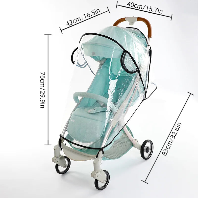 Stroller Rain Cover For Baby All Weather Protection