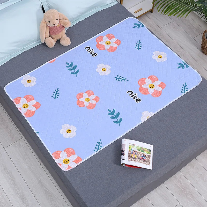 Waterproof Baby Mattress Protector – Washable Cartoon Urine Mat