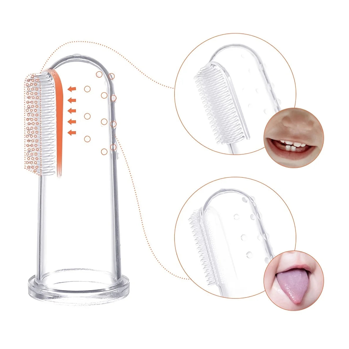 Liquid Silicone Baby Fingerbrush