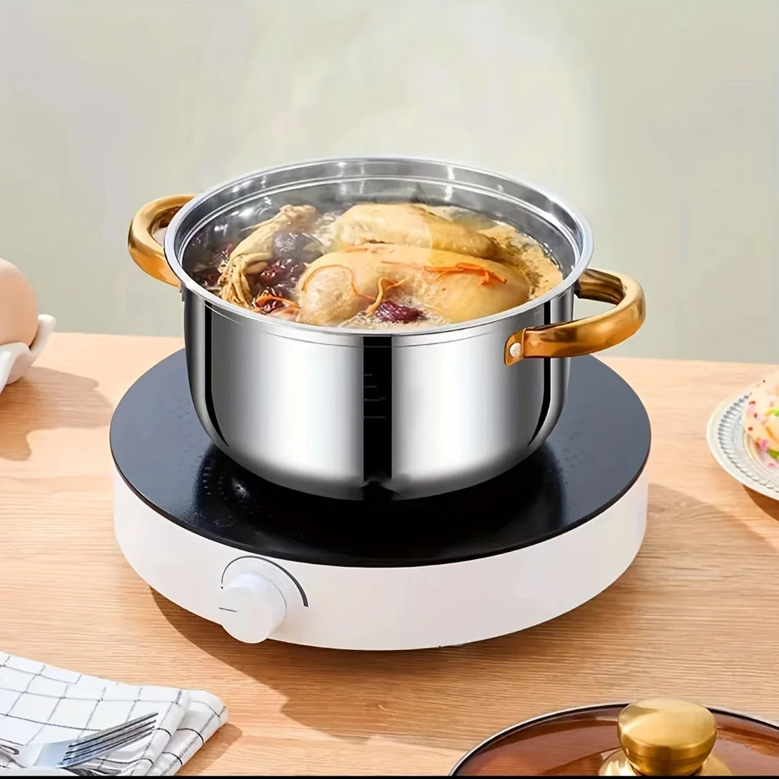 5-piece stainless steel cookware set