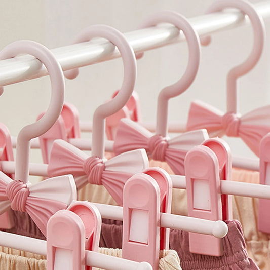 Children's bow anti-slip hangers