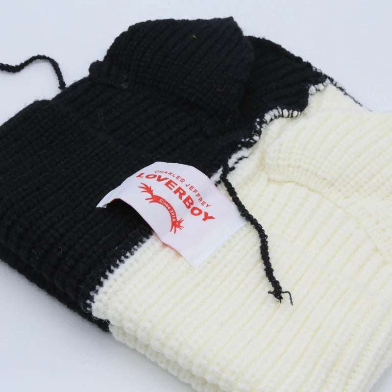 Long fox Ears Knitted Hat