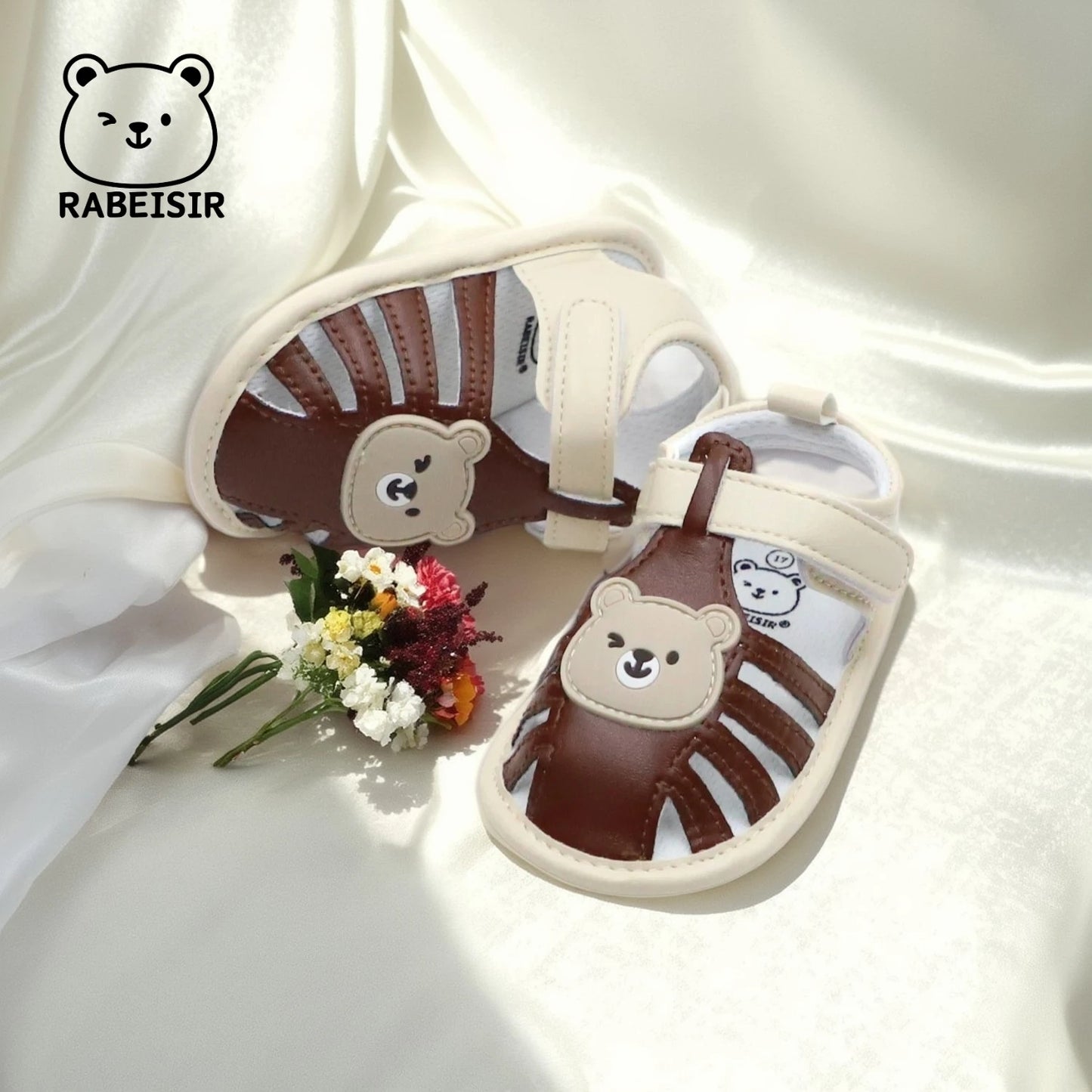Baby Toddler Sandals, Bear Soft-Soled Front Shoes