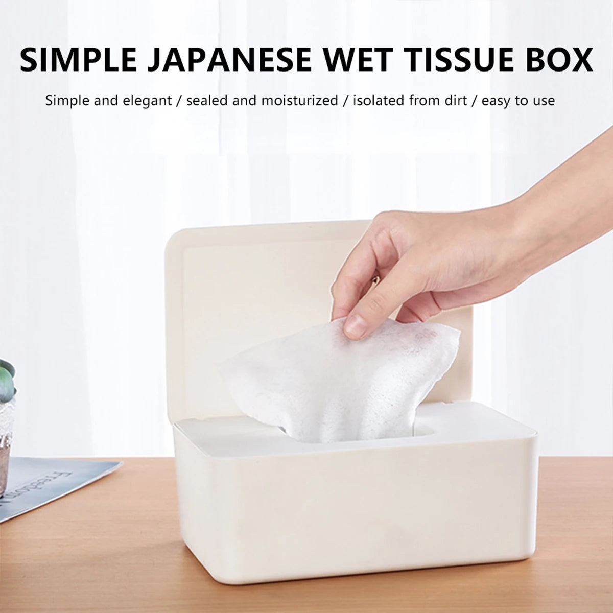 Wet Tissue Box Dustproof Wipes Dispenser