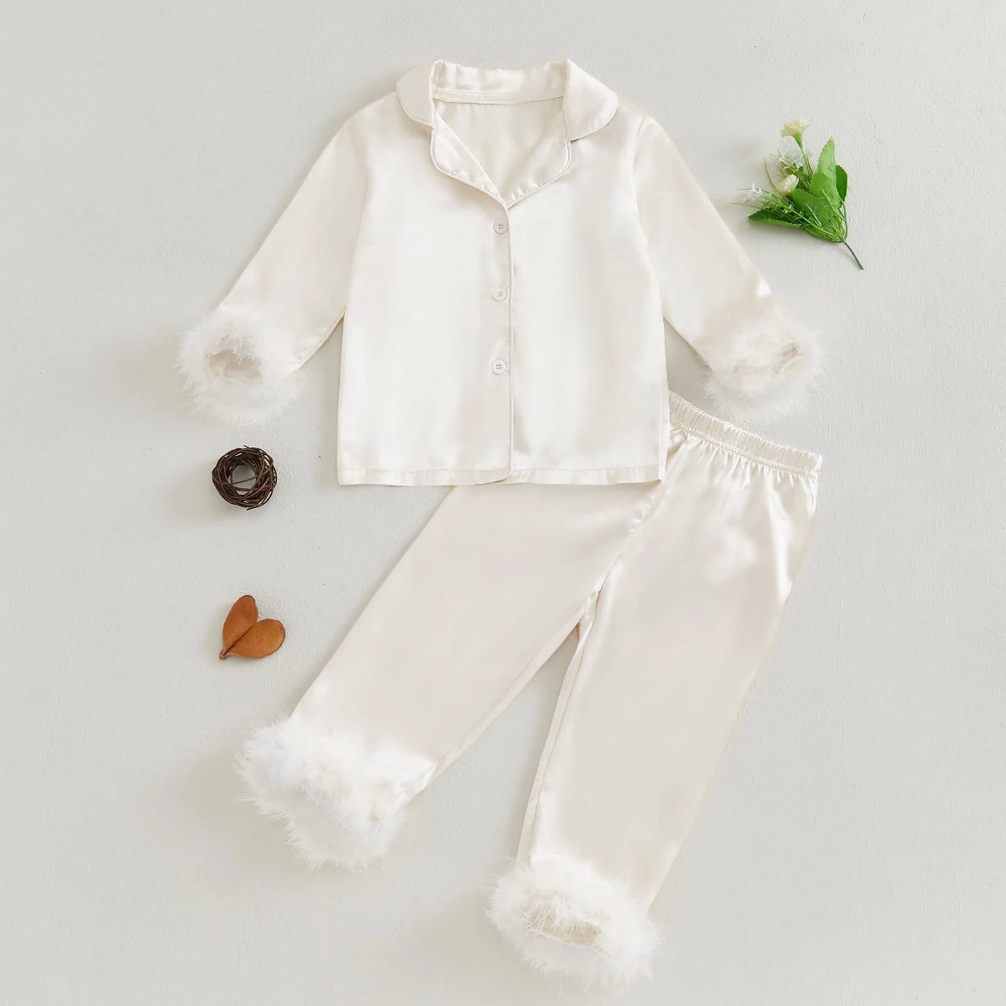 Baby Girl Footed Pants