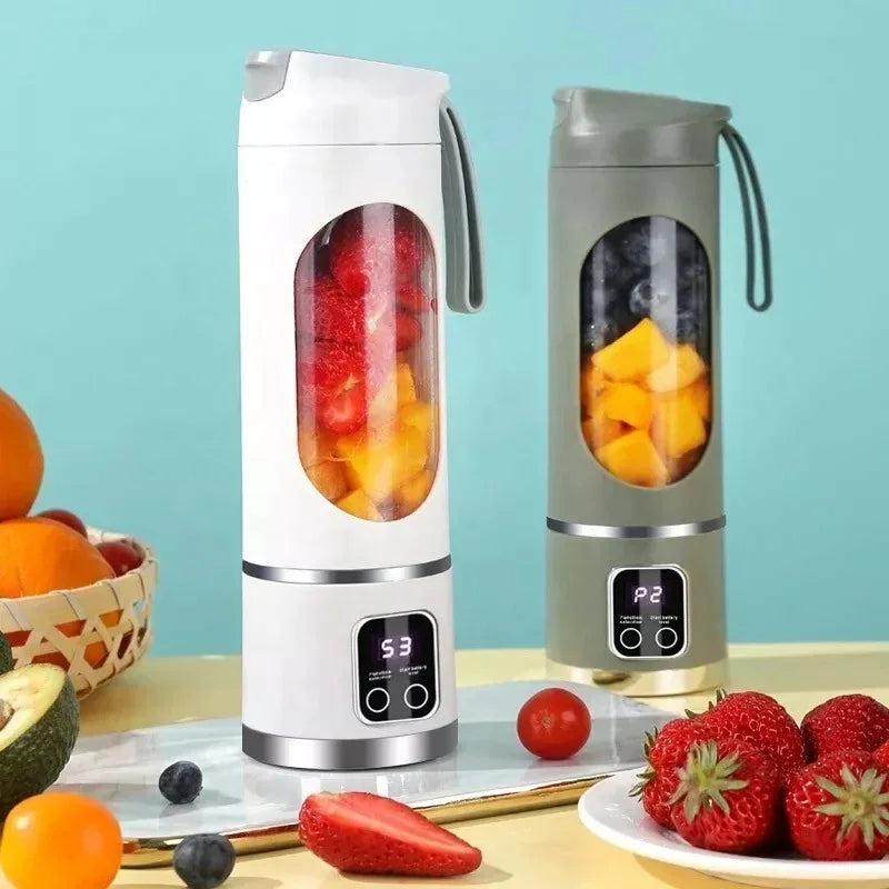 450ml Portable Blender with 12 Blades & Dual Motor