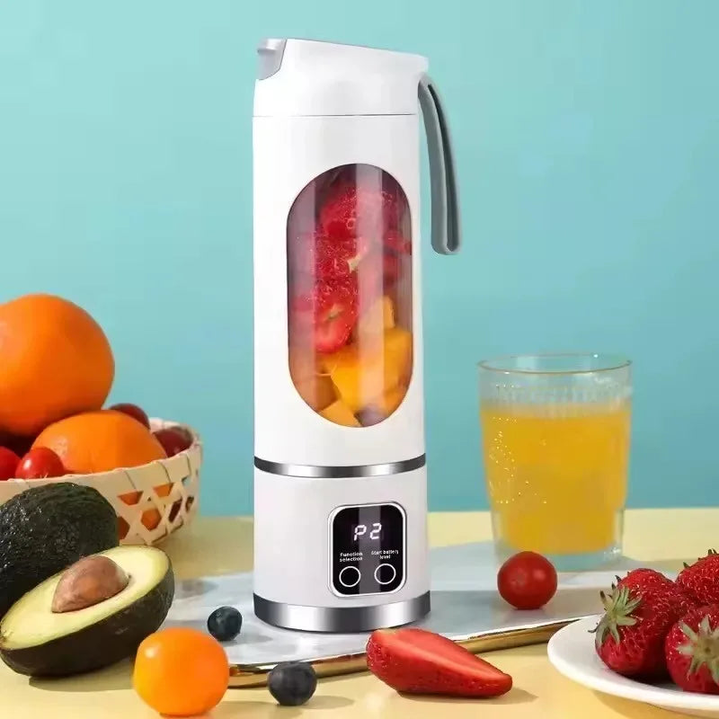 450ml Portable Blender with 12 Blades & Dual Motor