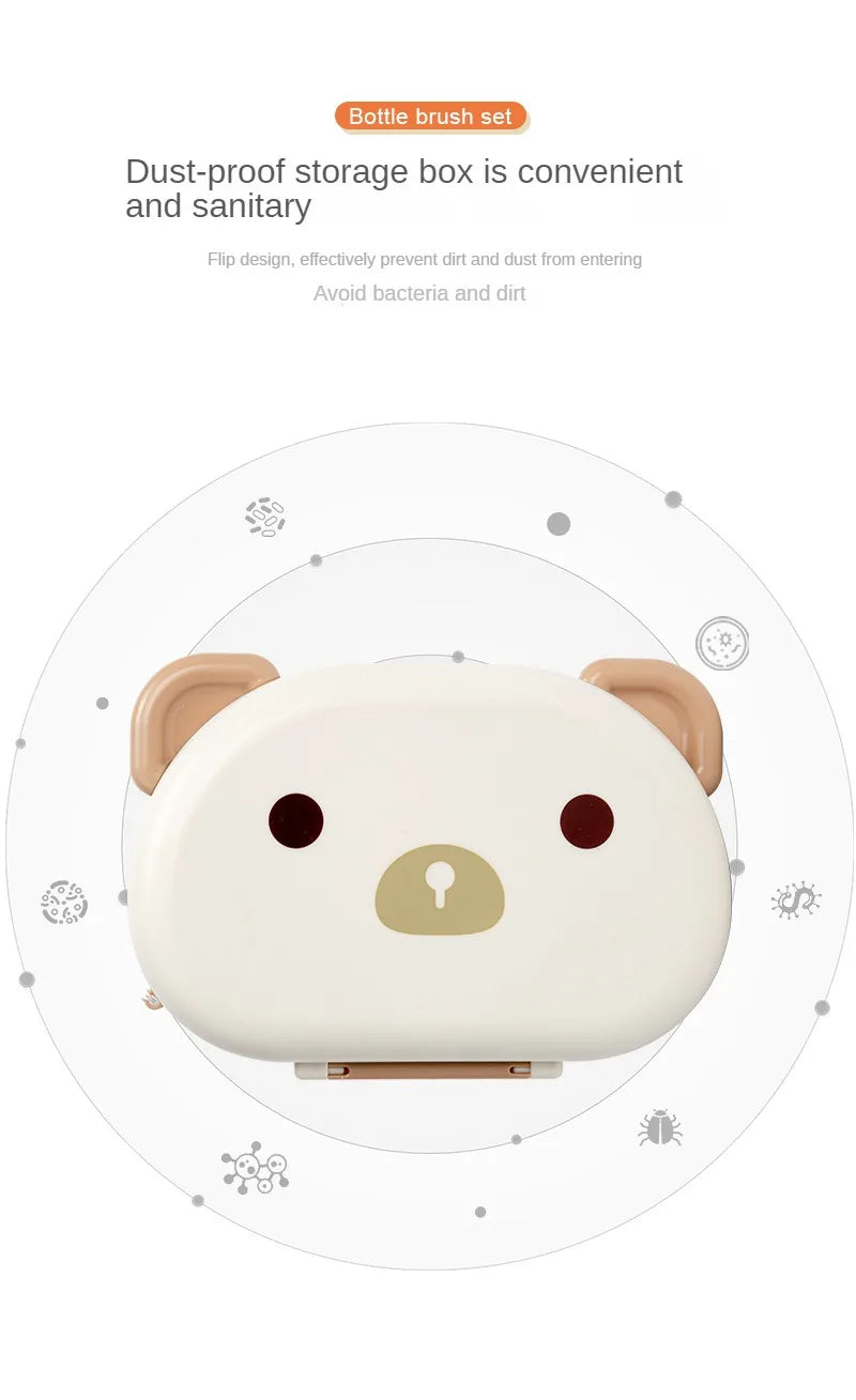 Baby Bottle Cleaner Brush Set