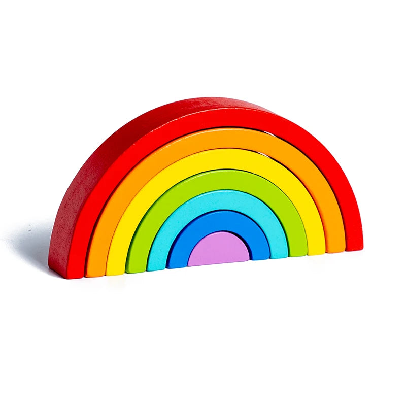 Wooden Rainbow Educational Montessori Toy