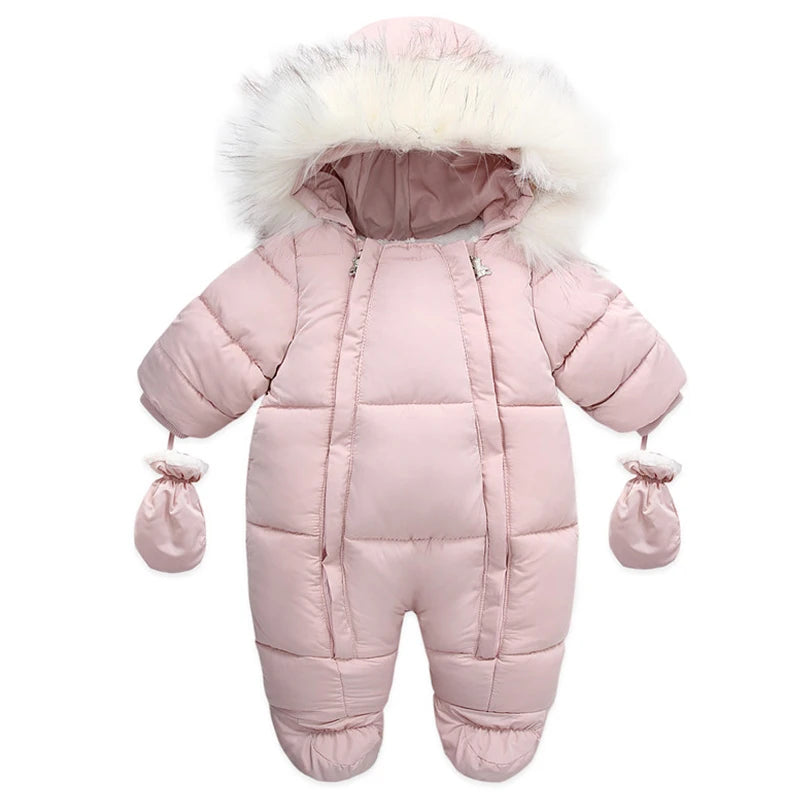Winter Baby Jumpsuit With Glove
