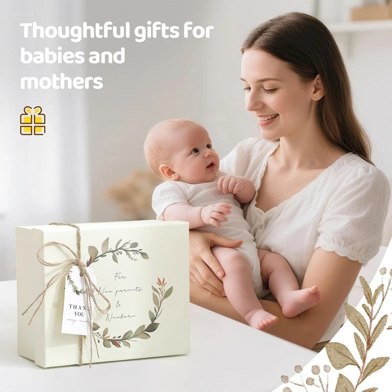 Baby Bathing Set Gift Box Wooden