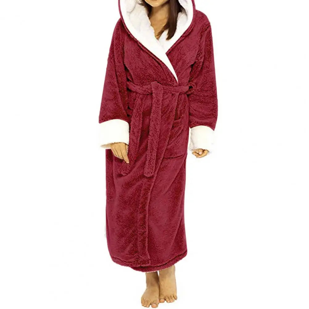 Women Bathrobe Plush