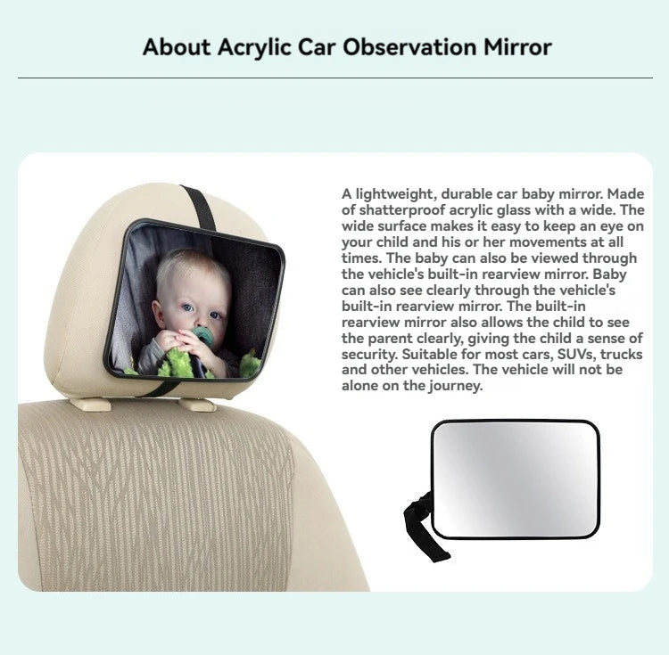 Car Rearview Mirror Baby Mirrors For Safety