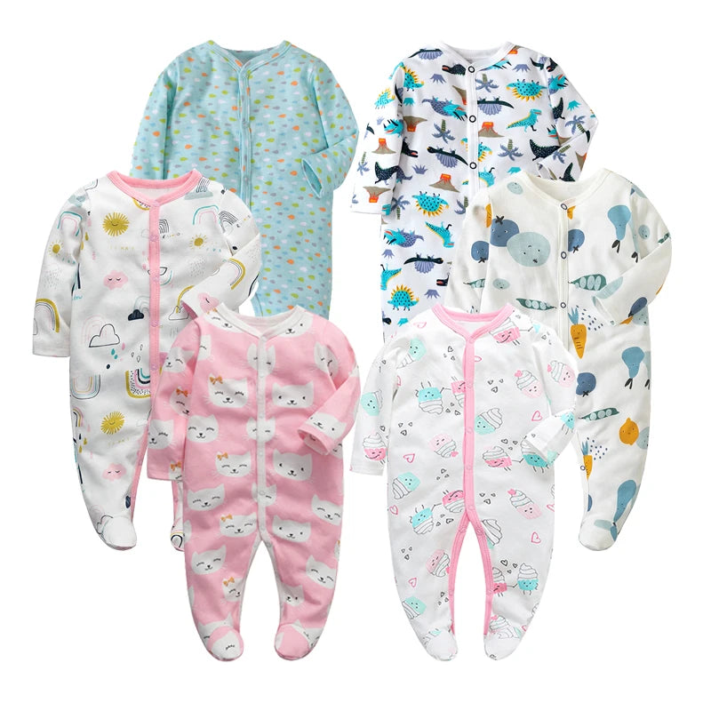 Newborn Footed Pajamas Girl and Boy