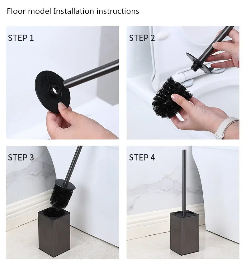 Toilet Brush Holder Wall Mounted