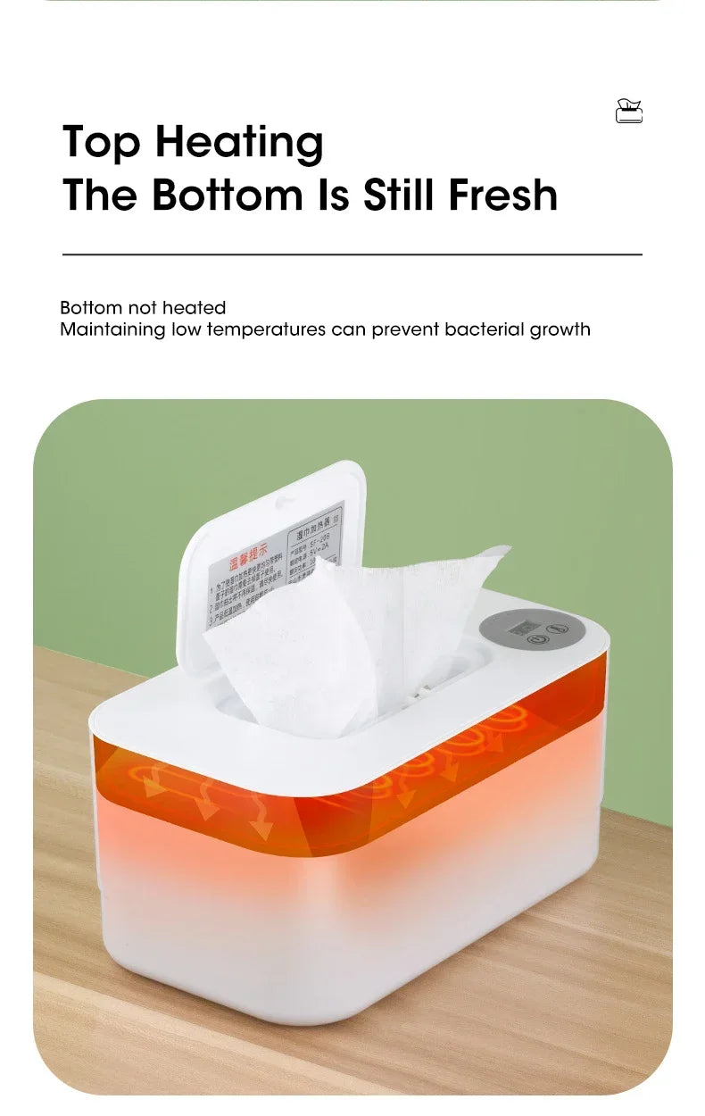 USB Baby Wipe Warmer Digital Display