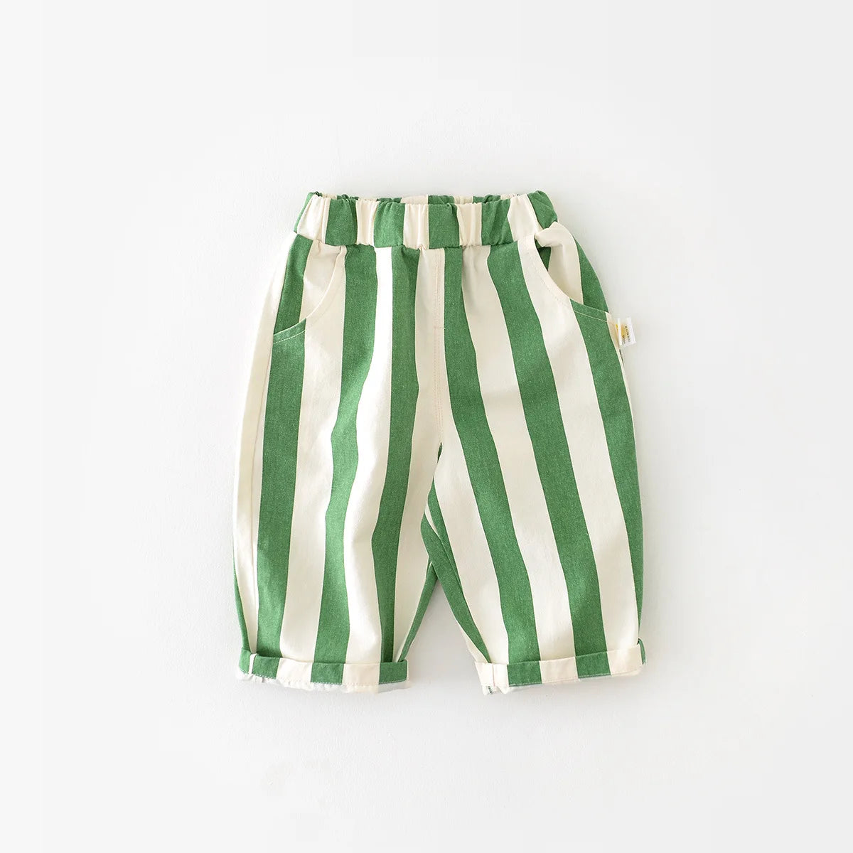 High Waist Stripe Kids Schoolwear Trousers Everyday