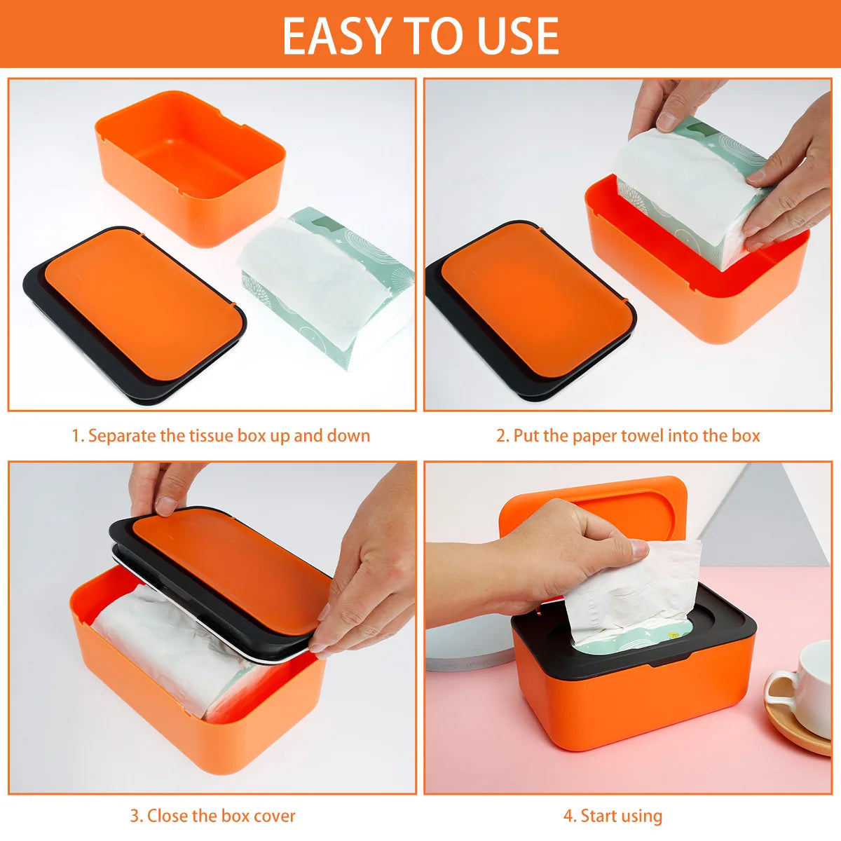 Wipes Dispenser Dustproof Tissues