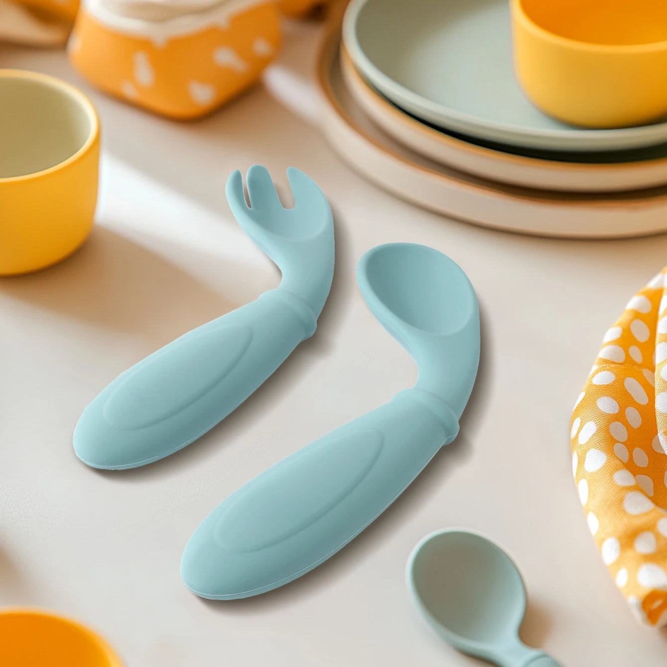 Multifunctional Silicone Feeding Utensils - BPA Free