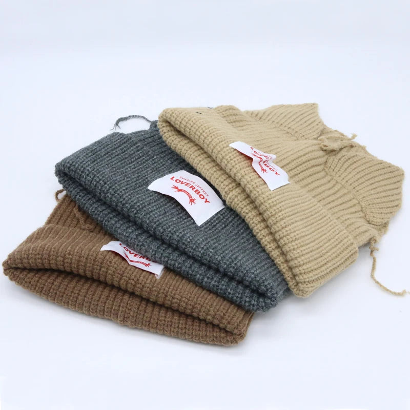 Long fox Ears Knitted Hat