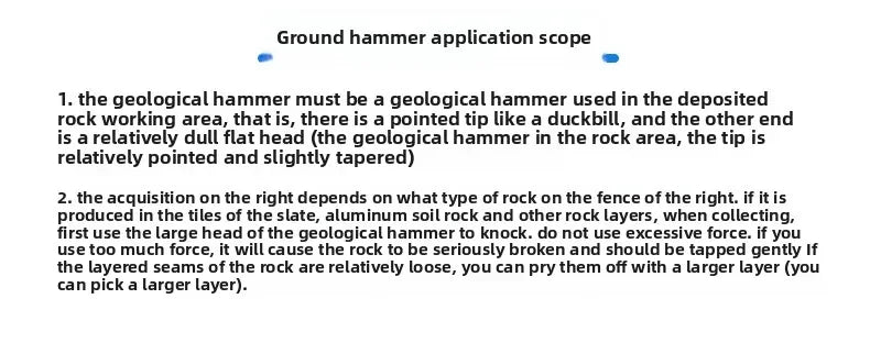 Damaly, Professional Geological Hammer