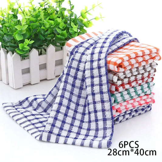 6PCS Cotton Kitchen Towel