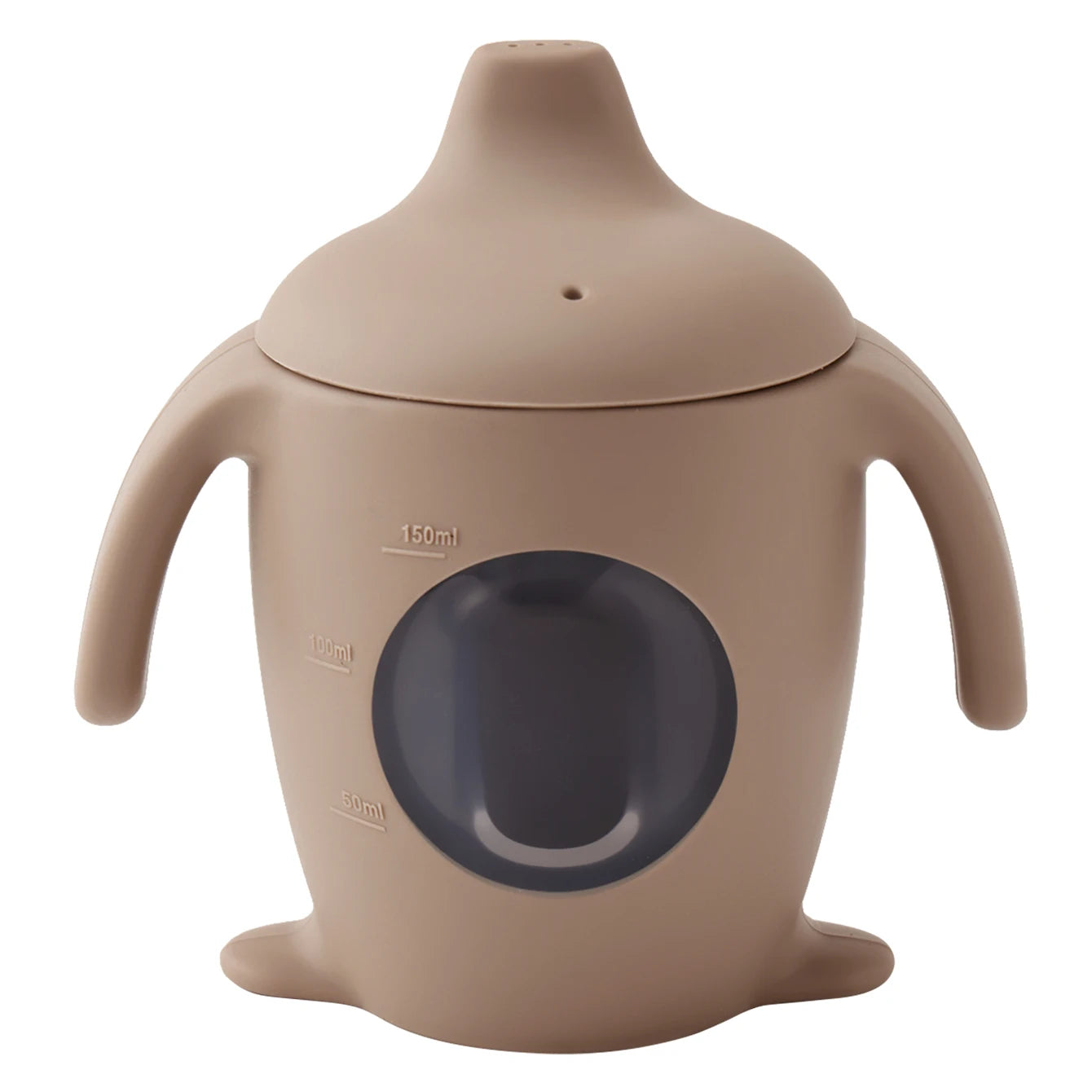 Toddler training cup with penguin silicone grip – spill-proof design – Winnebaby