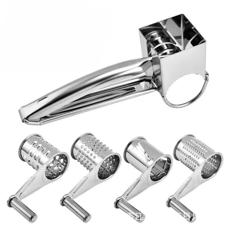 Rotary Cheese Grater Stainless Steel Handheld