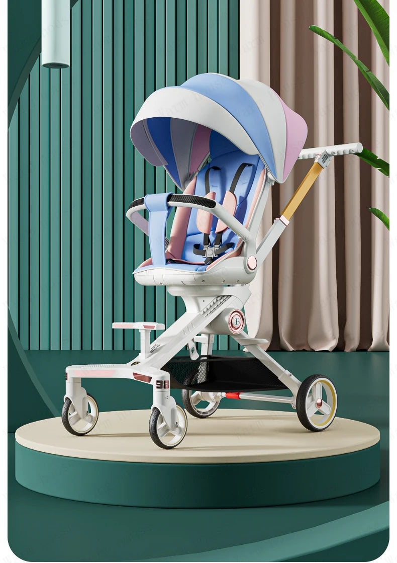 Baby stroller 0 to 3 years four-wheel stroller