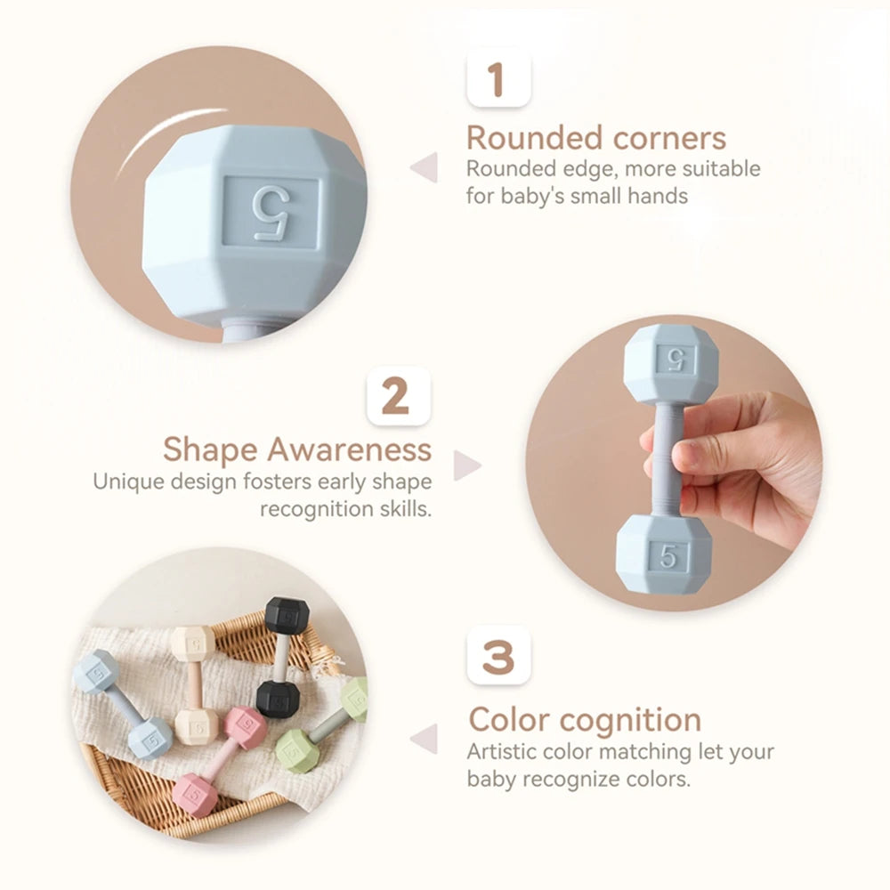 Hypoallergenic ultrasoft silicone teether rattle for infants – Winnebaby