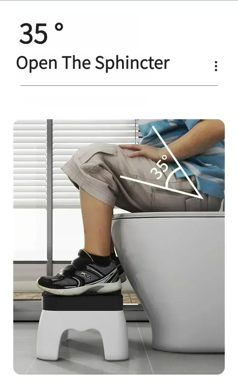 Anti-Slip Toilet Stool Squatting Foot Stool