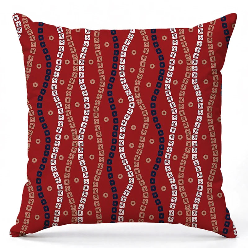 Red Outdoor Throw Pillows for Patio Decor