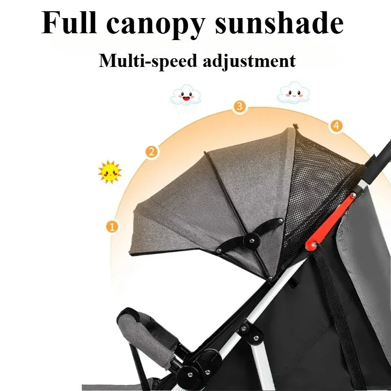 Lightweight Baby Stroller Foldable Seat