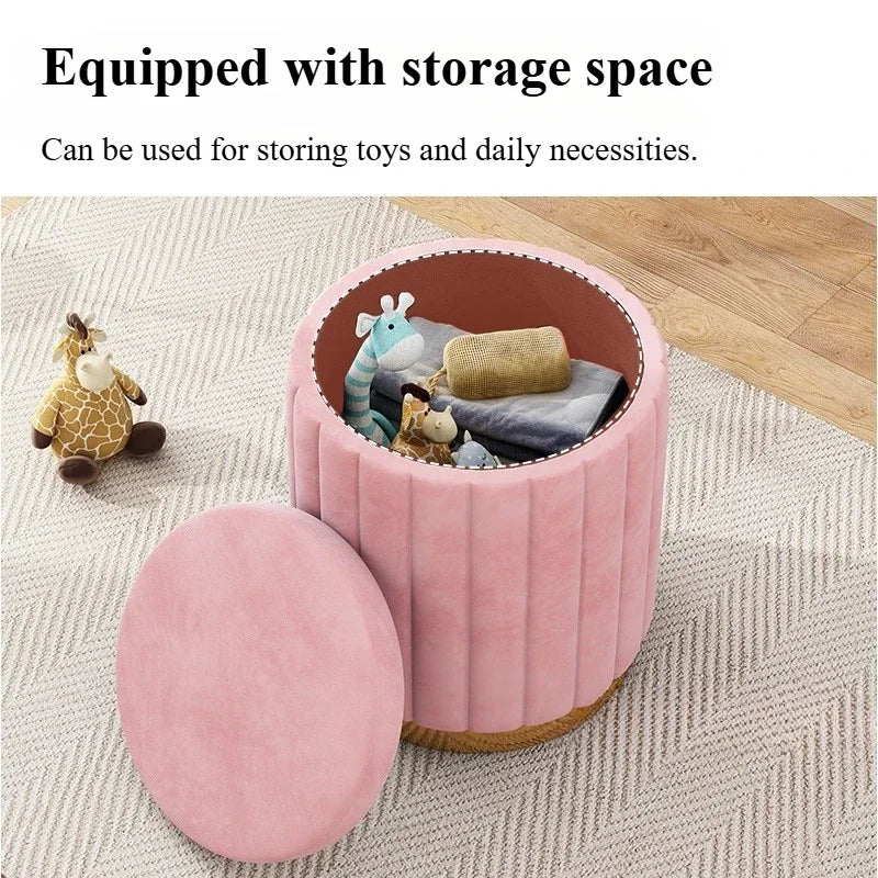 New Storage Round Stool