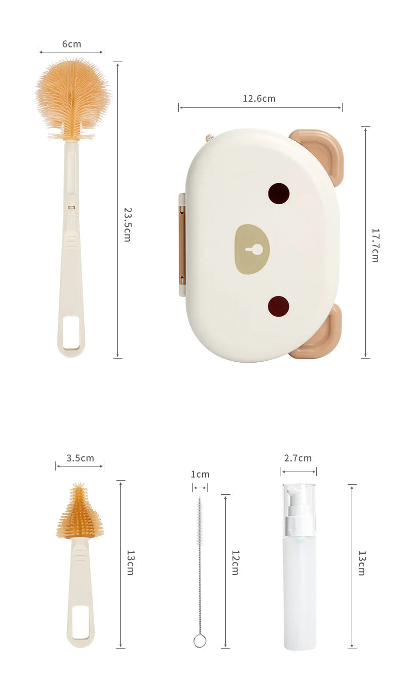Baby Bottle Cleaner Brush Set