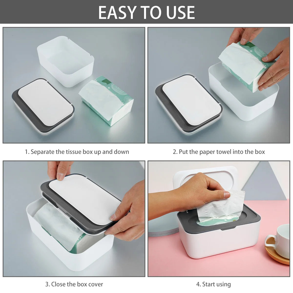 Wipes Dispenser Dustproof Tissues