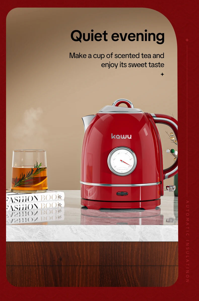 European-style retro electric kettle