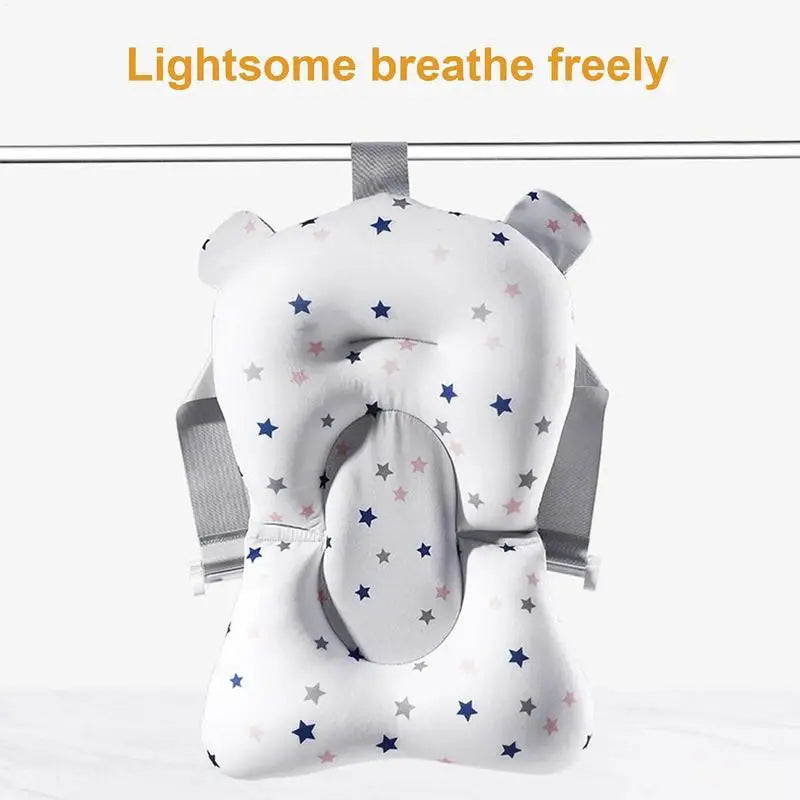 New born Bath Cushion Adjustable Foldable Bathtub