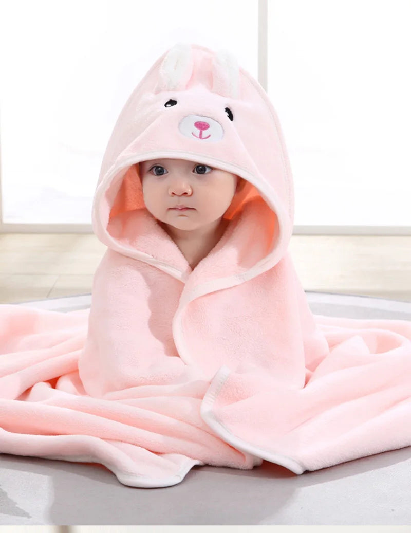 Baby Bath Towels Soft Newborn Hooded Towel
