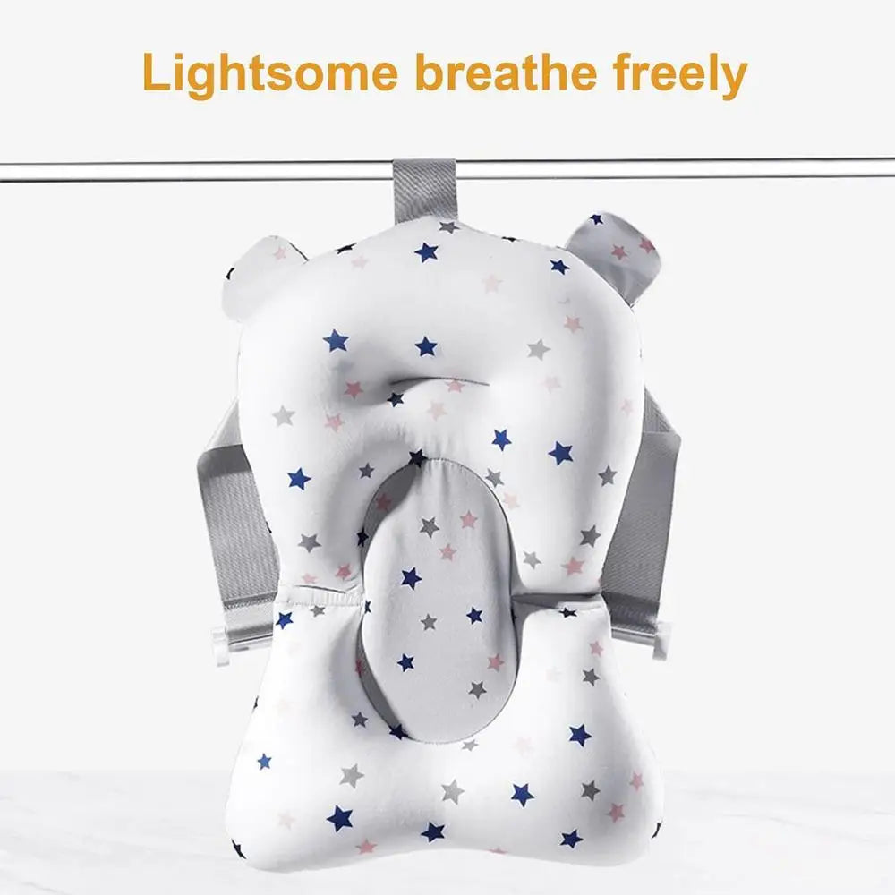 New born Bath Cushion Adjustable Foldable Bathtub