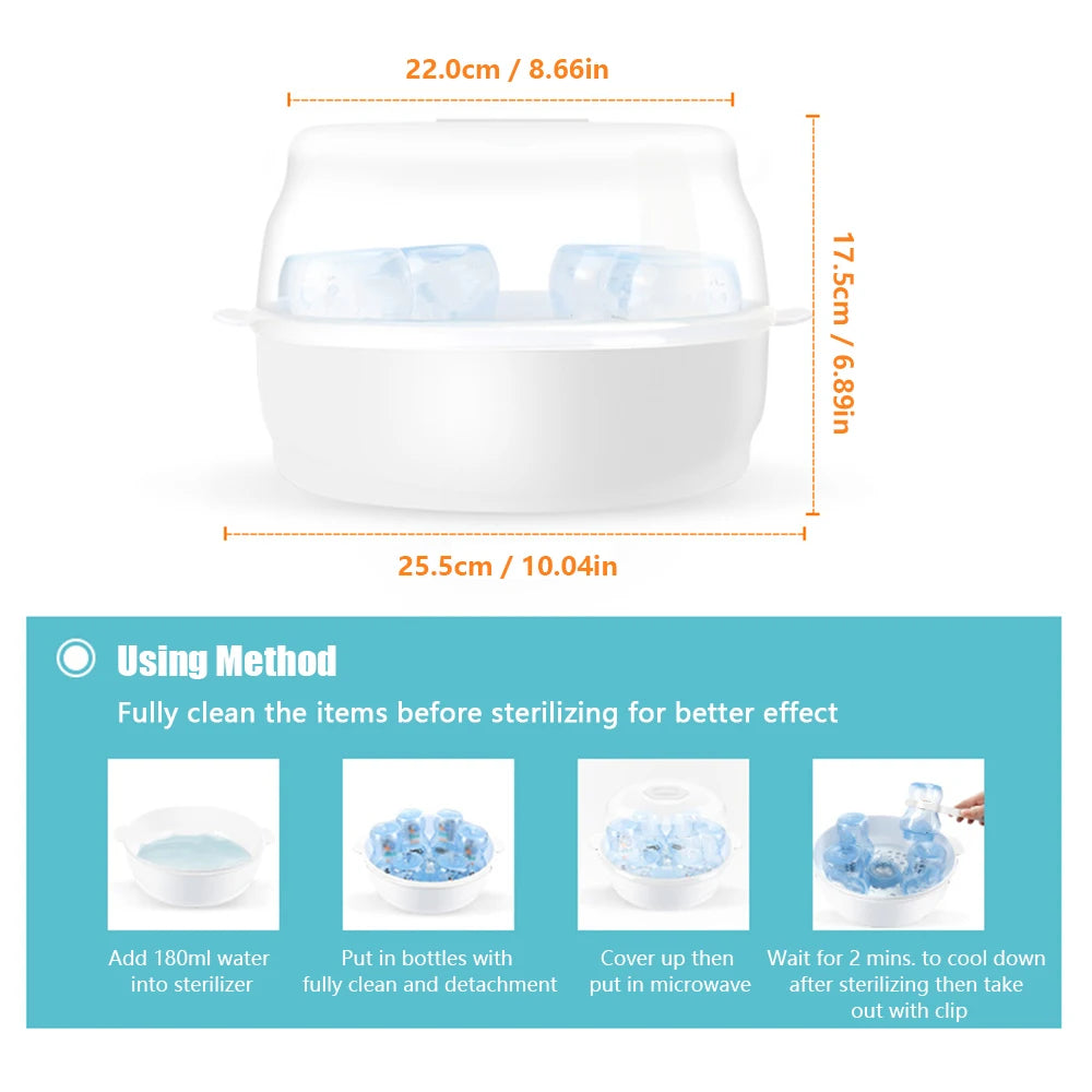Microwave Bottle Sterilizer Set