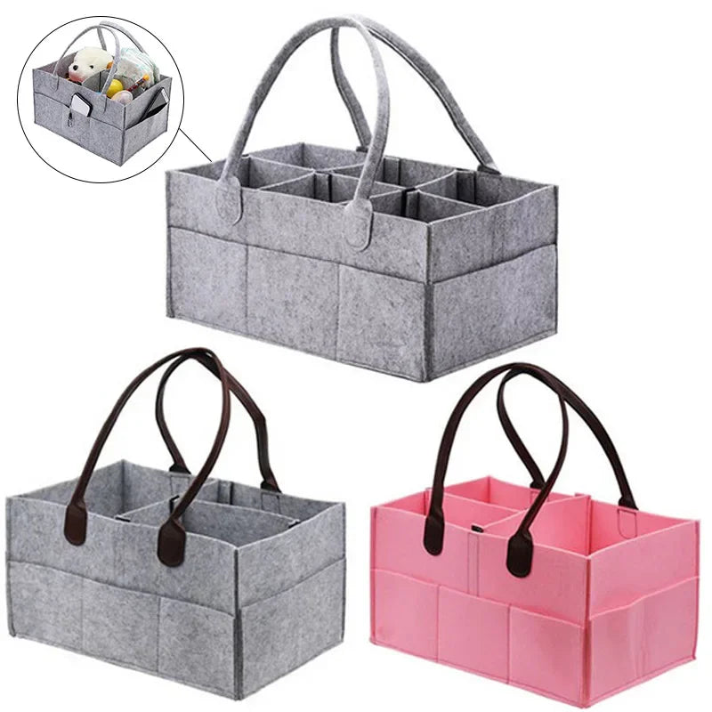 Baby Diaper Caddy Organizer Bags