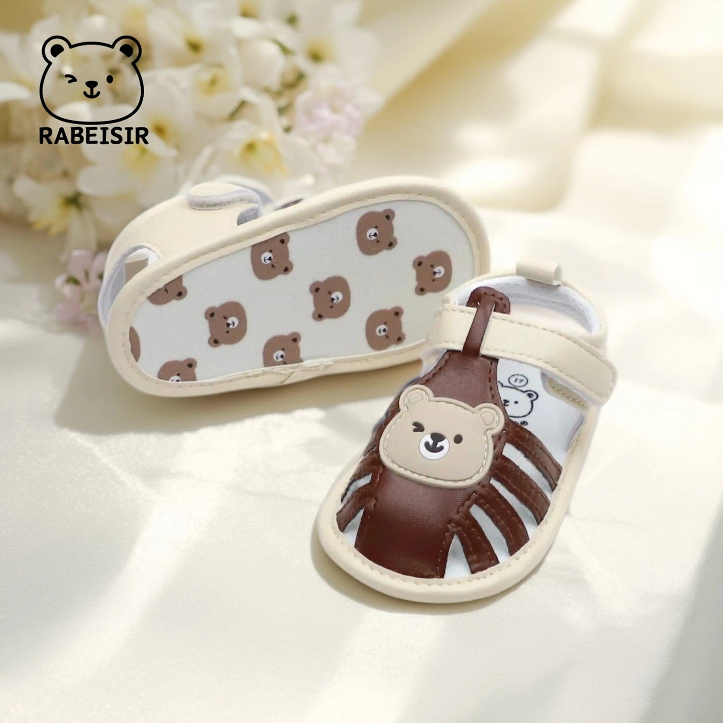 Baby Toddler Sandals, Bear Soft-Soled Front Shoes