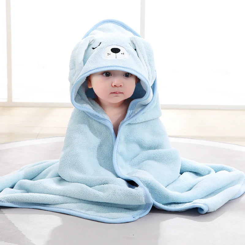 Baby Bath Towels Soft Newborn Hooded Towel