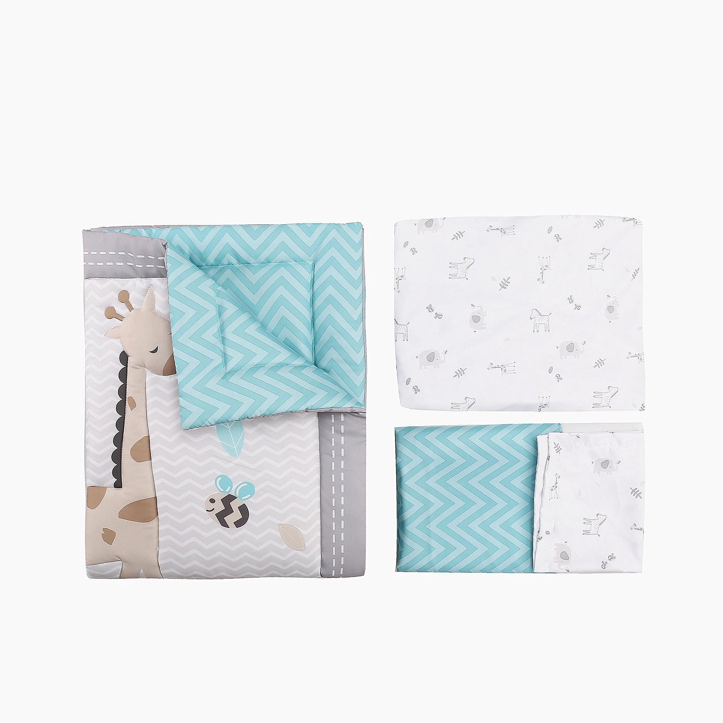 Luxury Super Soft Breathable Cot Bedsheets Crib