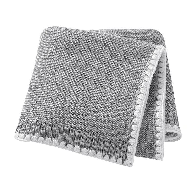 Solid Baby Receiving Blankets for Girl & Boy