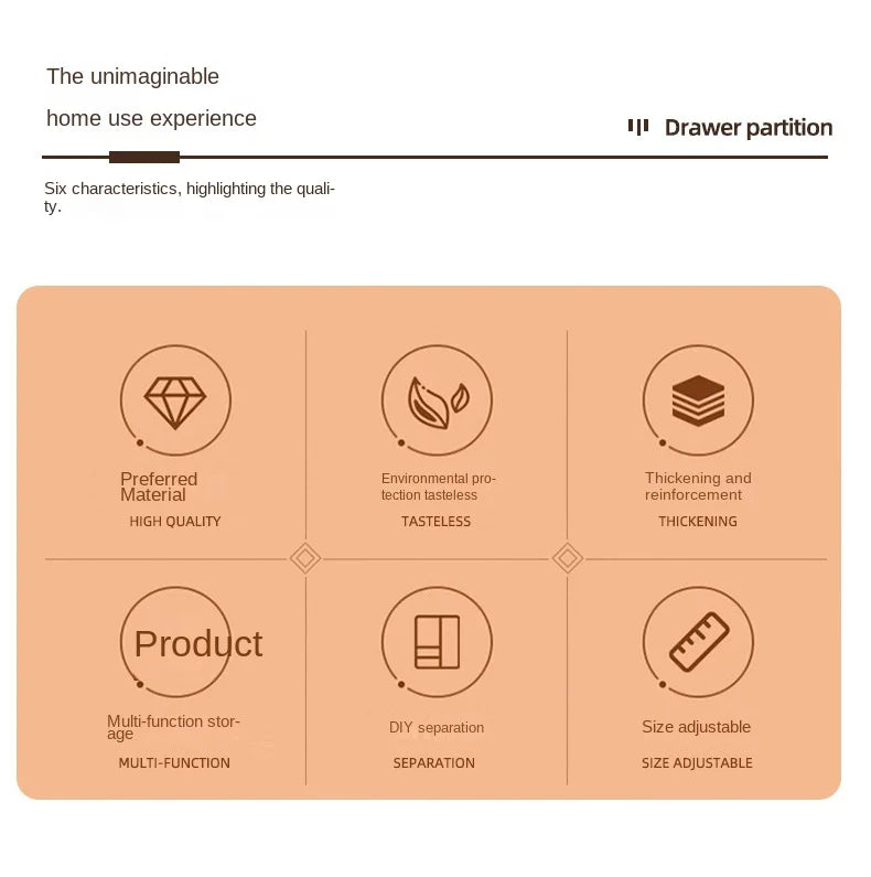 Adjustable Free Combination Drawer Storage